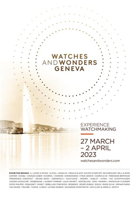 Watches & Wonders Geneva Announces Creation Of New 